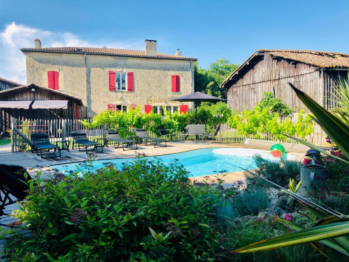 Maison D'Hotes Rouge Bordeaux Auros Dış mekan fotoğraf