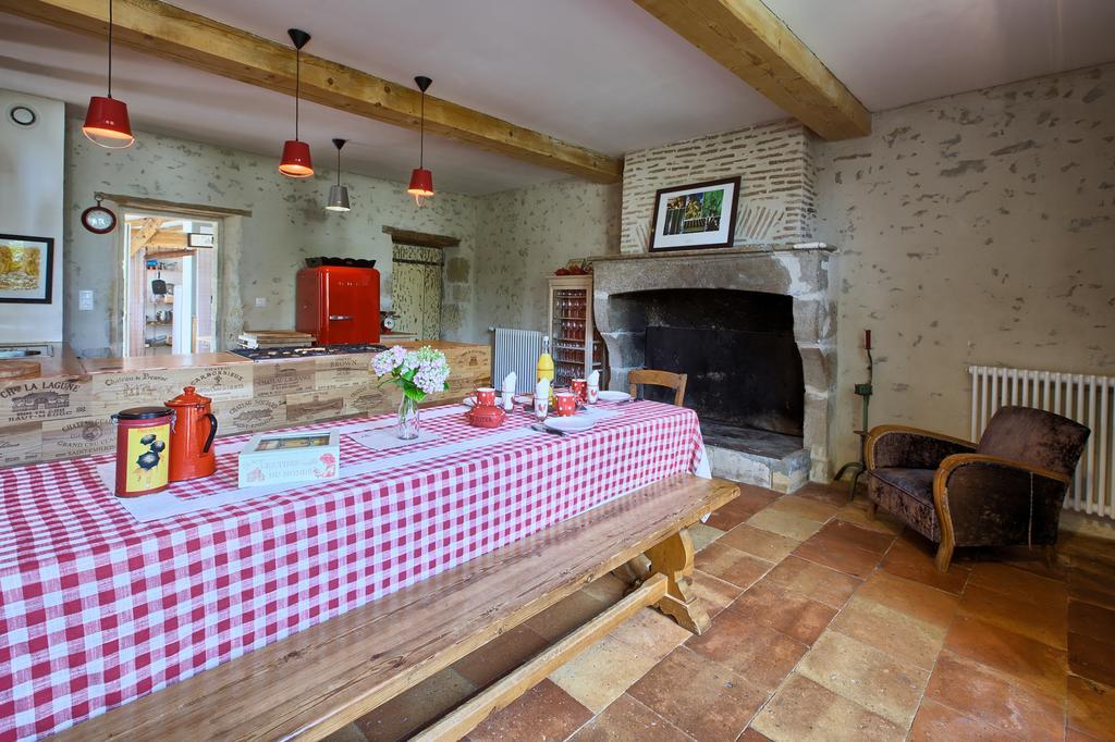Maison D'Hotes Rouge Bordeaux Auros Dış mekan fotoğraf