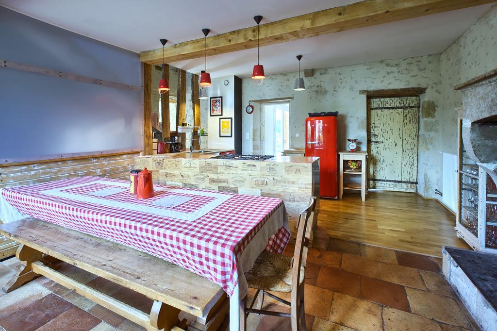Maison D'Hotes Rouge Bordeaux Auros Dış mekan fotoğraf